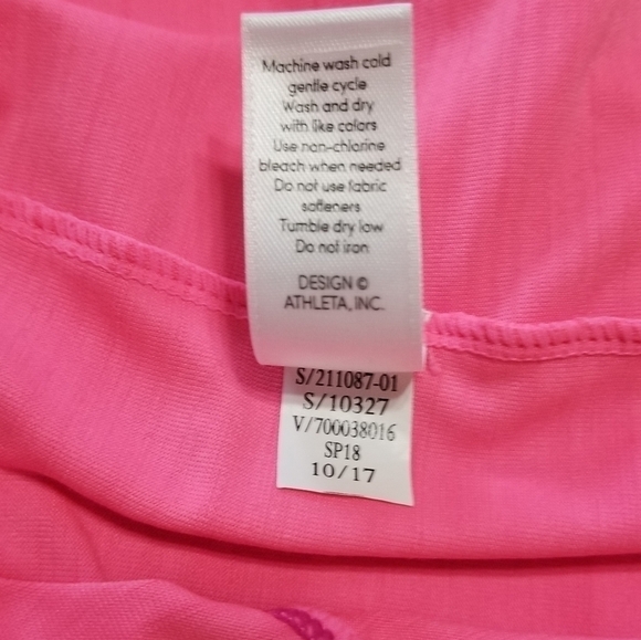 𝅺ATHLETA Girl, Hoodie, Color Pink, Size XL/14 - Picture 10 of 14